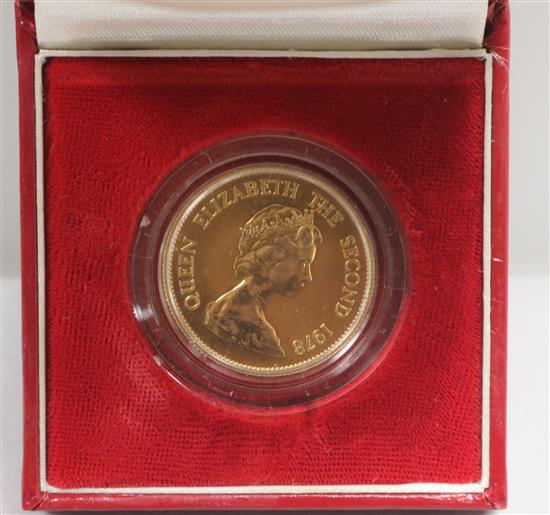 A Royal Mint Hong Kong 22ct gold Lunar Year $1000 coin,